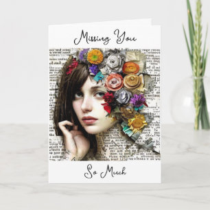 Tarjeta Te Extrañas Tanto