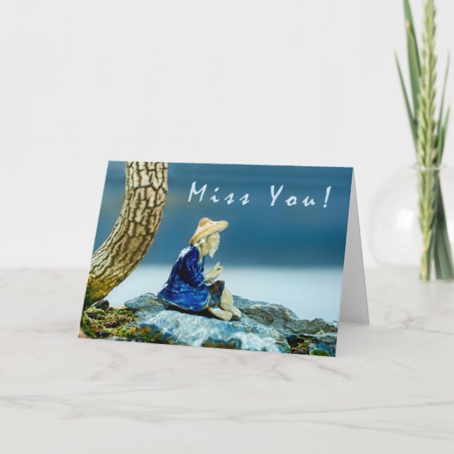 Tarjeta ¡Te Extraño! (Anverso)