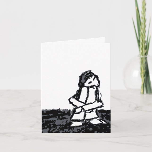 Tarjeta te extraño (chico de esquina) (Anverso)