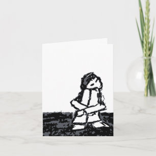 Tarjeta te extraño (chico de esquina)