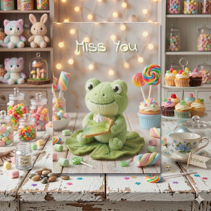 Tarjeta Te extraño, pensando en la amistad