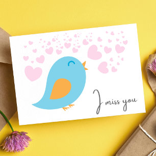 Tarjeta Te Extraño Pensando En Ti