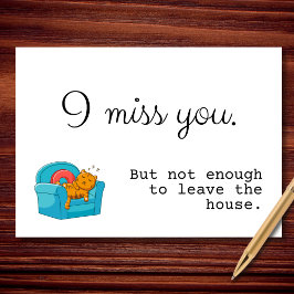 Tarjeta Te Extraño Pero No Suficiente