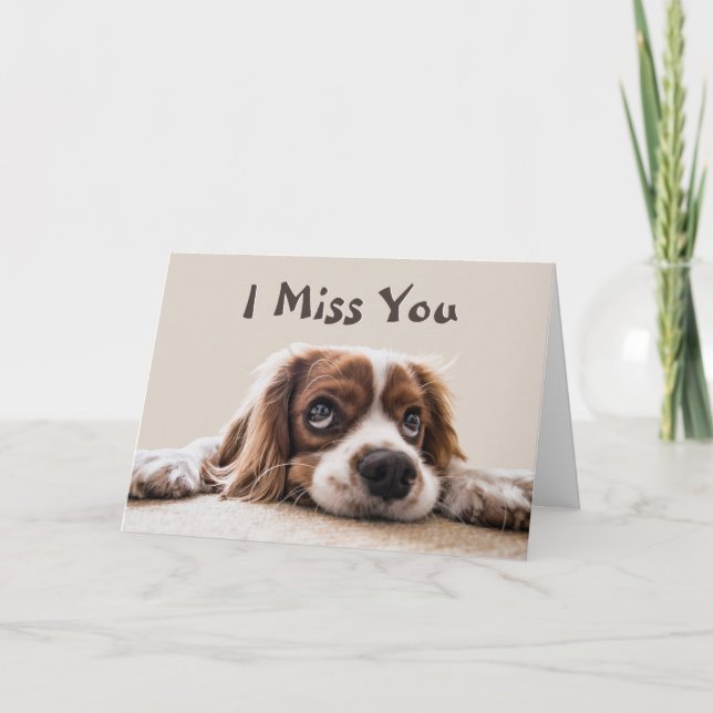 Tarjeta Te extraño que no puedo dormir sin ti (Anverso)