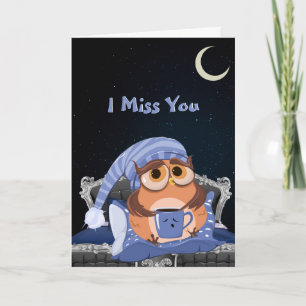 Tarjeta Te extraño que no puedo dormir sin ti
