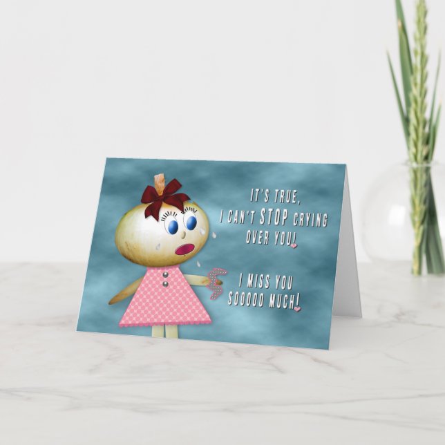 Tarjeta ¡TE FALTA! ONION CYING - Colección de la familia d (Anverso)