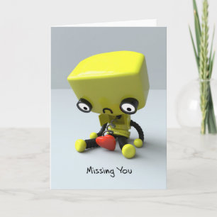 Tarjeta Te Falta - Triste Robot