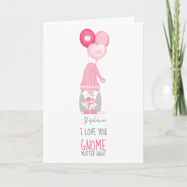 Tarjeta Te Gnome, No Importa Qué (Anverso)