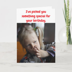 Tarjeta Te he elegido algo especial.
