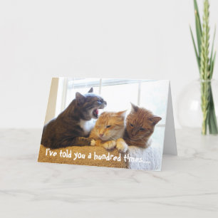 Tarjeta Te lo he dicho cien veces...