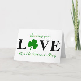 Tarjeta Te mandan amar el Día de San Patricio