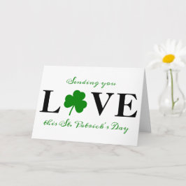 Tarjeta Te mandan amar el Día de San Patricio