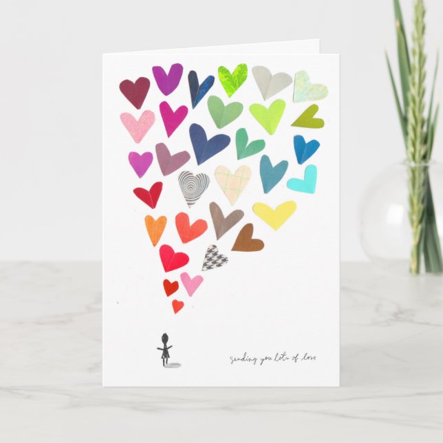 Tarjeta Te mandan mucha carta de amor (Anverso)