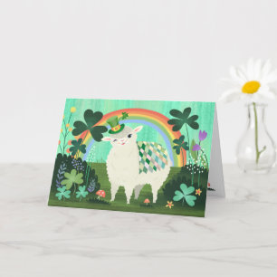 Tarjeta "Te mando un poco de suerte" Lucky Lamb
