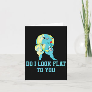 Tarjeta ¿Te Miro Plano En El Día De La Tierra? Mujeres Chi