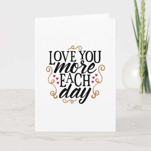 TARJETA TE MOSTRARÉ TODO MI AMOR  *CELEBRA NUESTRO ANIVERS (Anverso)