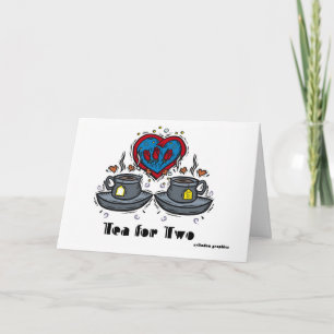 Tarjeta Té para dos