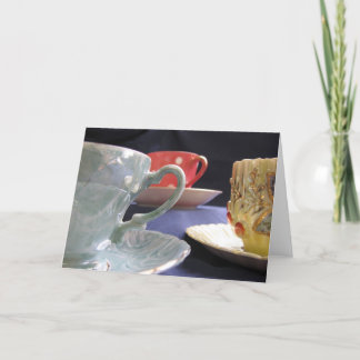 Tarjeta Té para tres