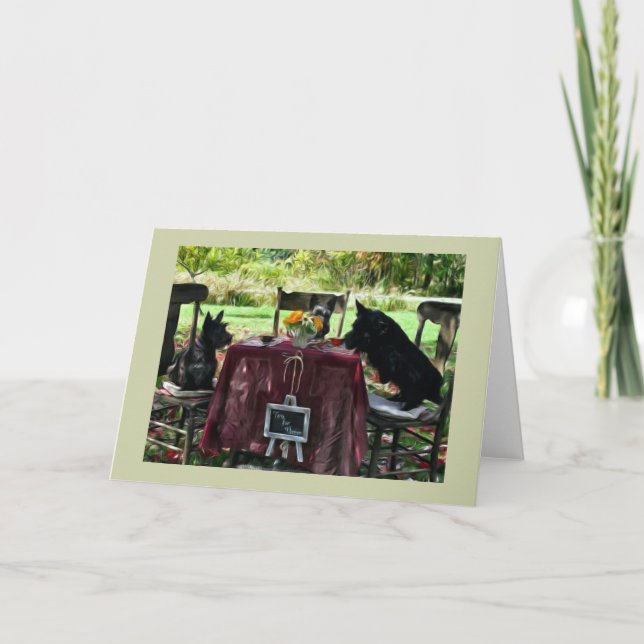 Tarjeta Té para tres (Anverso)