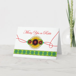 Tarjeta Te perdemos en Rakhi, Raksha Bandhan, hindú