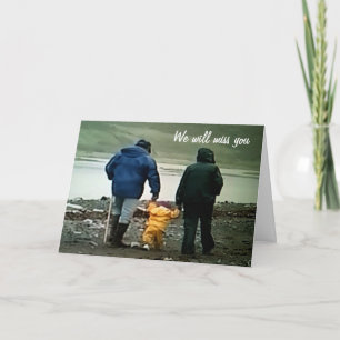 TARJETA TE PERDEREMOS Y TE DESEAREMOS LO MEJOR