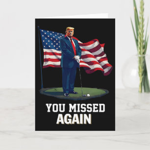 Tarjeta Te Perdiste de Nuevo Trump 2025 Bandera de EE. UU.
