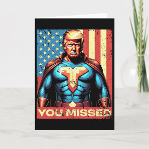 Tarjeta Te Perdiste la Bandera Americana a prueba de balas