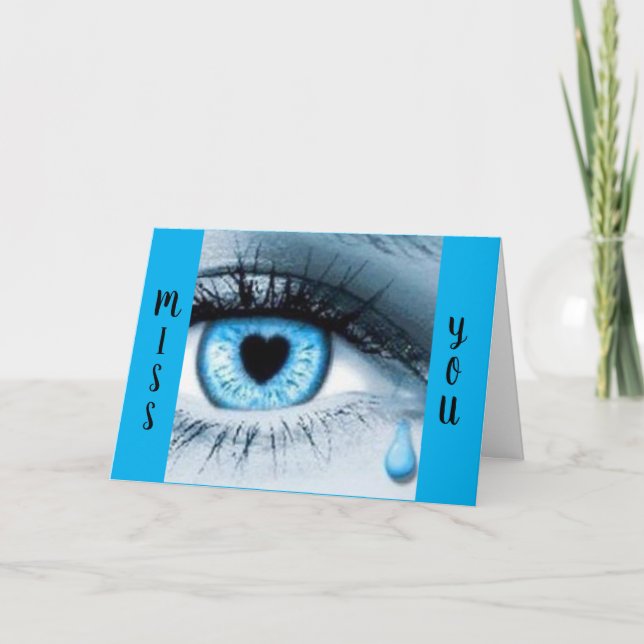 TARJETA ****TE PIERDO Y TE AMO*** CADA DÍA CADA MINUTO (Anverso)