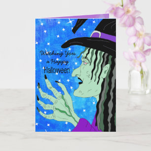 Tarjeta Te presento una Feliz Halloween