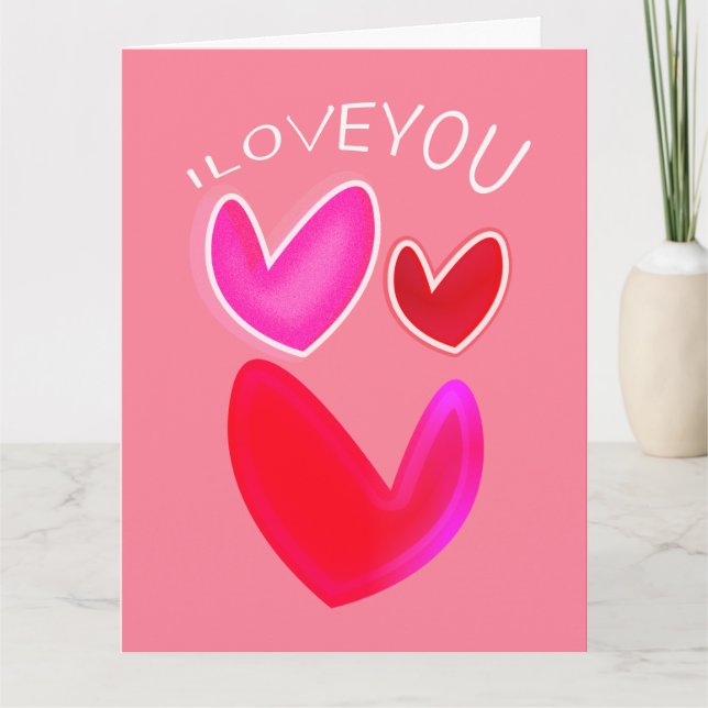 tarjeta "Te Quiero". (Anverso)