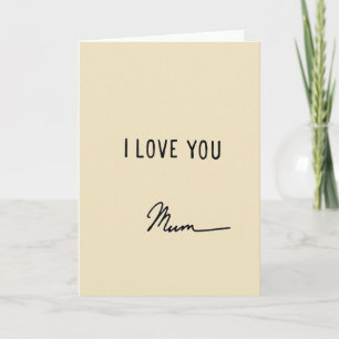 Tarjeta Te Quiero Mamá