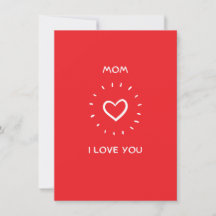 Tarjeta TE QUIERO MAMÁ