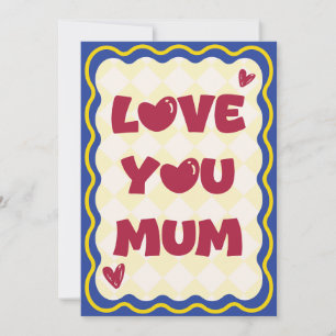 Tarjeta Te Quiero Mamá