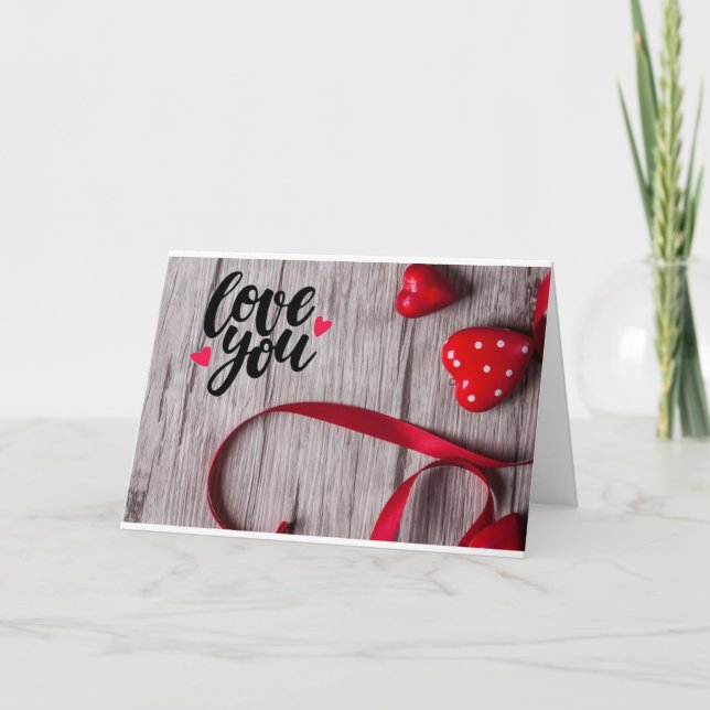 TARJETA ****TE QUIERO MI VALENTINA**** (Anverso)
