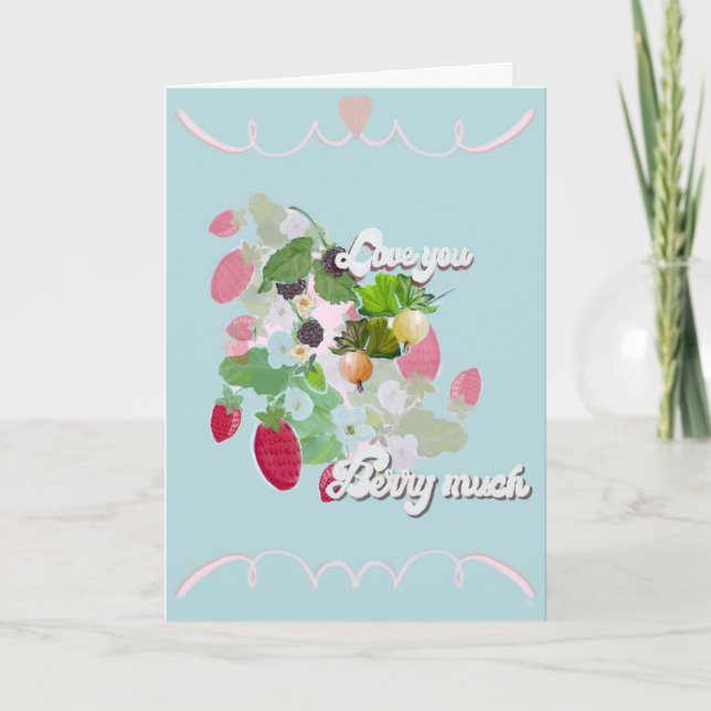 Tarjeta Te quiero mucho (Anverso)