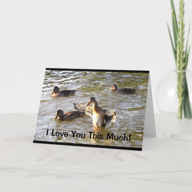 Tarjeta Te quiero mucho en el día del padre (Anverso)