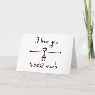 Tarjeta Te quiero tanto.