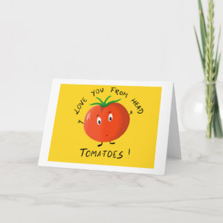 Tarjeta Te quiero tomates