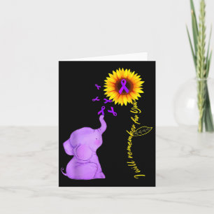 Tarjeta Te Recordaré El Alzheimerheimer Del Girasol