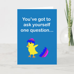 Tarjeta ¿Te sientes Clucky? Saludo de Pascua