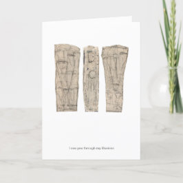 Tarjeta Te veo a través de mis ilusiones