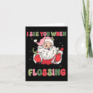Tarjeta Te Veo Cuando Los Navidades Dentistas De Flo De Xm
