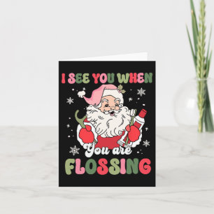 Tarjeta Te Veo Cuando Los Navidades Dentistas De Flo De Xm