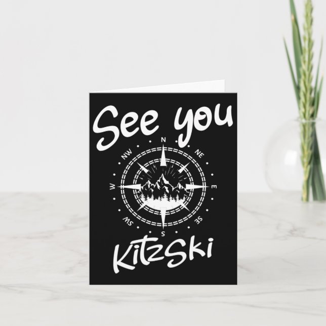 Tarjeta Te Ver En Kitzski Tyrol Comp Ski Austria Vacacione (Anverso)