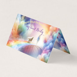 Tarjeta Te veré en el Puente del Arcoíris