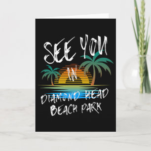 Tarjeta Te Veré Honolulu Vintage Oahu Hawaii Surfista Homb