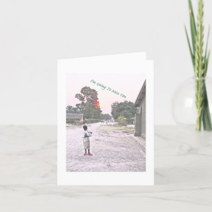 Tarjeta "Te voy a extrañar" Notecard