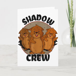 Tarjeta Team Shadow Crew Día de la Marmota 2024