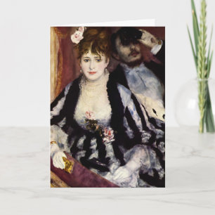 Tarjeta Teatro B - Pintura impresionista de Renoir