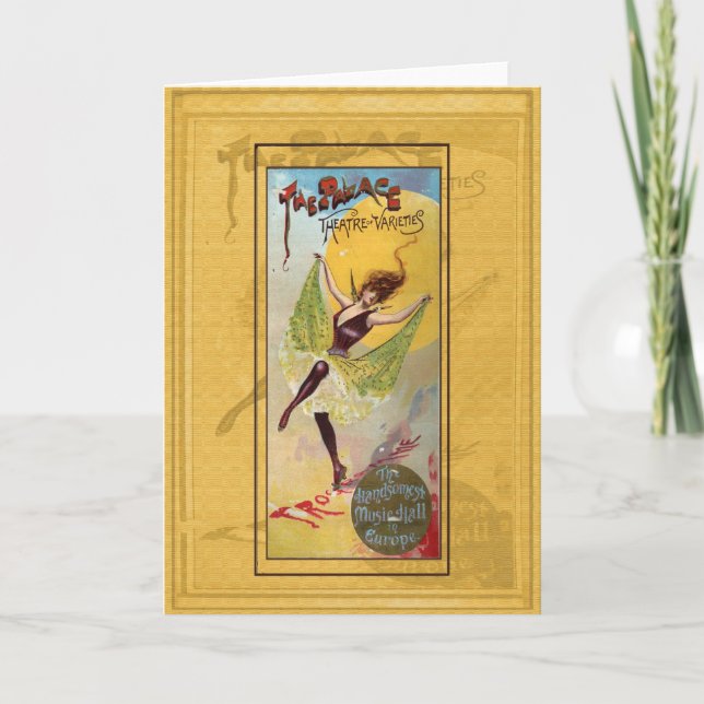 Tarjeta Teatro de variedades del Palacio (Anverso)
